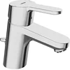 Image de Hansa 49571103 7834772 Primo Mitigeur de lavabo à levier simple avec garniture pour lavabo ouvert Chromé