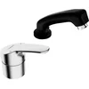 Image de Hansa 1262183 7833819 Mix Mitigeur de lavabo friseur à levier simple avec douche escamotable Chromé