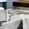 Image de Hansa Mix Mitigeur de cuisine pivotant, avec douchette extractible, 01382283,