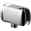 Image de Hansa 4460100 7930003 Jet Coude de raccordement mural avec support de douche Chromé