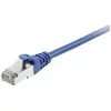 Image de Equip 605537 RJ45 Câble réseau, câble patch CAT 6 S/FTP 0.50 m bleu contacts dorés 1 pc(s)