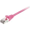Image de Equip 605582 RJ45 Câble réseau, câble patch CAT 6 S/FTP 3.00 m rose contacts dorés 1 pc(s)