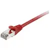 Image de Equip 605523 RJ45 Câble réseau, câble patch CAT 6 S/FTP 0.25 m rouge contacts dorés 1 pc(s)