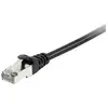 Image de Equip 605593 RJ45 Câble réseau, câble patch CAT 6 S/FTP 0.25 m noir contacts dorés 1 pc(s)