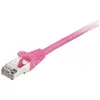 Image de Equip 605589 RJ45 Câble réseau, câble patch CAT 6 S/FTP 20.00 m rose contacts dorés 1 pc(s)