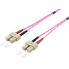 Image de Equip 255522 câble de Fibre Optique 2 m OM4 SC Violet - Câbles de Fibre Optique (2 m, OM4, SC, SC, Male Connector/Male Connector, Violet)