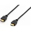 Image de Câble de raccordement Equip HDMI Fiche mâle HDMI-A 1.80 m noir 119350 4K UHD, contacts dorés Câble HDMI