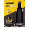 Image de Accentra BATH + BODY TOOLKIT Coffret cadeau pour homme avec bouteille isotherme en acier inoxydable   Kit d'entretien pour homme avec gel douche et gel douche de 140 ml au design cool