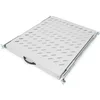 Image de DIGITUS Étagère extensible - 19 pouces - 1UH - Fixation Avant & Arrière - Charge 25 kg - Pour armoires réseaux & serveurs - À partir de 800 mm de profondeur - Gris