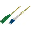 Image de DIGITUS AL-9E2000LC-05I   Câble À Fibre Optique OS2   5 m   E2000 (APC) à LC (UPC)   Câble Fibre Optique Duplex   1/10 Gbit/s   SM Monomode LAN   Type De Fibre : 9/125   Jaune (Yellow)