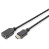 Image de DIGITUS Rallonge HDMI mâle/femelle - UD 4K - 3m - Ethernet, ARC, CEC, 3D, Dolby, HDMI 2.0 - Compatible avec un stick TV