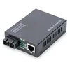 Image de DIGITUS Convertisseur de média - monomode - Fast Ethernet - RJ45 / SC - longueur d'onde 1310nm - jusqu'à 20km - noir