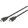 Image de Digitus HDMI Câble de raccordement Fiche mâle HDMI-A, Fiche mâle HDMI-A 10.00 m noir AK-330107-100-S canal de retour audio, contacts dorés Câble HDMI