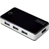 Image de Digitus DA-70231 Hub USB 4 ports USB-A USB 3.0 5 GBit/s noir, argent DA-70231