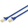 Image de DIGITUS Câble LAN Cat 6A - 1m - RJ45 Câble réseau - S/FTP Blindé - Compatible Cat-6 & Cat-7 - Bleu