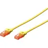 Image de Digitus DK-1612-030/Y RJ45 Câble réseau, câble patch CAT 6 U/UTP 3.00 m jaune torsadé par paire 1 pc(s)