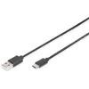 Image de DIGITUS Câble de connexion USB 2.0 - 1.8 m - USB C (mâle) à USB Micro B (mâle) - 480 Mbit/s - câble de type C - sous blister - noir