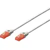 Image de Digitus DK-1617-0025/WH RJ45 Câble réseau, câble patch CAT 6 U/UTP 0.25 m blanc sans halogène, torsadé par paire 1 pc(s)