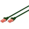 Image de DIGITUS Câble LAN Cat 6-10m - RJ45 Câble réseau - UTP non blindé - Compatible Cat-6A & Cat-5e - Vert