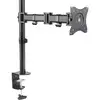 Image de Digitus DA-90361 Support de table pour écran 1 Écran(s) 38,1 cm (15) - 68,6 cm (27) noir rotatif, réglable en hauteur, inclinable, mobile, rotatif