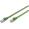 Image de DIGITUS Câble LAN Cat 6A - 25m - Câble réseau PUR - S/FTP blindé - Résistant à l'huile & aux UV - Compatible Cat 6 - Vert