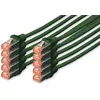 Image de DIGITUS Câble LAN Cat 6-2m - 10 pièces - RJ45 Câble réseau - S/FTP Blindé - Compatible Cat 6A & Cat 7 - Vert