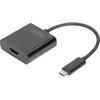 Image de ASSMANN Electronic DA-70852 hub & concentrateur USB 3.0 (3.1 Gen 1) Type-C Noir - Hubs & concentrateurs (USB 3.0 (3.1 Gen 1) Type-C, HDMI, Noir, 0,15 m, 45 mm, 45 mm)