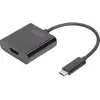 Image de Digitus TV, écran Adaptateur [1x USB-C® mâle - 1x HDMI femelle] DA-70852 15.00 cm
