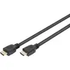 Image de Câble de raccordement Digitus HDMI Fiche mâle HDMI-A, Fiche mâle HDMI-A 3.00 m noir AK-330124-030-S 8K UHD, contacts dorés, blindage par tresse, blindage