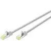 Image de DIGITUS Câble LAN Cat 6A - 5m - 100% Component Level Testé - RJ45 Câble réseau - S/FTP Blindé - Gris