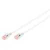 Image de DIGITUS Câble LAN Cat 6-3m - Slim - RJ45 Câble réseau - U/FTP Blindé - Compatible Cat-6A - Gris