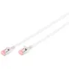 Image de DIGITUS Câble LAN Cat 6-5m - Slim - RJ45 Câble réseau - U/FTP Blindé - Compatible Cat-6A - Gris