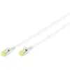 Image de DIGITUS Câble LAN Cat 6A - 10m - Slim - RJ45 Câble réseau - U/FTP Blindé - Compatible Cat-6 - Gris