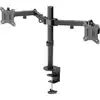 Image de Digitus DA-90400 Support de table pour écran 2 Écran(s) 33,0 cm (13) - 81,3 cm (32) noir, noir (mat) rotatif, réglable en hauteur, inclinable, rotatif, mobile