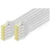 Image de Digitus DK-1644-A-005-10 RJ45 Câble réseau, câble patch CAT 6a S/FTP 0.50 m gris 1 pc(s)