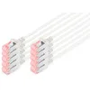 Image de DIGITUS Câble LAN Cat 6-0,5m - 10 pièces - RJ45 Câble réseau - UTP Non Blindé - Compatible Cat-6A & Cat-5e - Gris