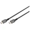 Image de Câble de raccordement Digitus DisplayPort Fiche mâle DisplayPort 3 m noir DB-340201-030-S blindage triple, flexible, sans halogène, rond Câble DisplayPort