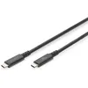 Image de DIGITUS Câble USB-C   USB4 Gen3   1 m   40 Gbps   Vidéo 8K 60 Hz, 4K 60 Hz   240 W Power Delivery 3.1   Noir
