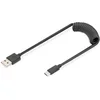 Image de DIGITUS Câble spiralé USB 2.0 - USB-A vers USB-C - 480 Mbps - Power Delivery 60W - 1m - noir