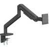 Image de DIGITUS Support d'écran   1 Moniteur   jusqu'à 49 Pouces   Charge maximale 20 kg   Ressort mécanique   pour écrans Plats et incurvés   VESA 75x75 100x100   Rotation, pivotement, Inclinaison   Noir