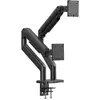 Image de Digitus DIGITUS - Dual Monitorhalterung, 2x 45, 2x 20 kg Support de table pour écran 2 Écran(s) 124,5 cm (49) noir