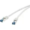Image de Renkforce RF-4145298 RJ45 Câble réseau, câble patch CAT 6a S/FTP 20.00 m gris avec cliquet dencastrement, ignifuge 1 pc(s)
