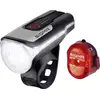 Image de Sigma Kit déclairage de vélo AURA 80 / Nugget Set LED à batterie noir