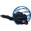 Image de Flamingo Jouet Souris en Peluche Cage Ronde pour Chat 5 cm
