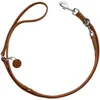 Image de HUNTER Laisse réglable pour Chien Aalborg, Couleur : Cognac, 3 Positions, Cuir de Vachette Robuste avec Une Forte Graisse, fabriquée en Allemagne, Taille : 13/200