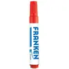 Image de FRANKEN Marqueur pour tableau à feuilles - Pointe biseautée 2-6 mm - Rouge - Z2200 01