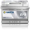 Image de VARTA Batterie 70, Ah 760, A/EN 570500076K262 L 278mm B 175mm H 190mm Compatible avec VW Golf VII 3/5 portes 5G1, BQ1, BE1, BE2 Golf VI 3/5 portes 5K1 Polo V 3/5 portes 6R1, 6C1 Tiguan I 5N