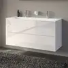 Image de Keuco Paris Meuble avec plan vasque et armoire de toilette, 111503960007,