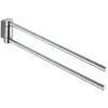 Image de Keuco Plan 14919010000 Porte-serviettes mural à 2 barres Plaqué Chrome 30 cm