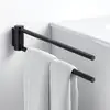 Image de Keuco Plan Black Selection Barre porte-serviette de toilette, 14918370000,
